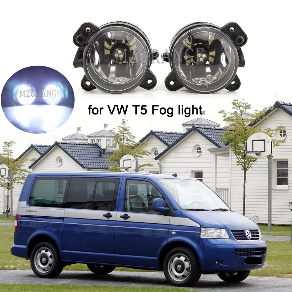 Fog Lights LED for VW Crafter T5 Transporter Caravelle Multivan Fog Lamp for Skoda Fabia Mk1 Mk2 Fog Light for VW Polo Golf