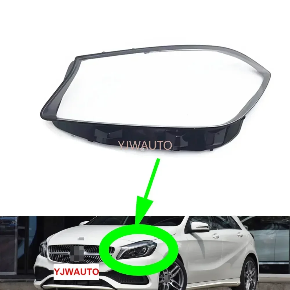 

For Mercedes-Benz W176 A180 A200 A260 A45 AMG 2016 2017 2018 Car Headlight Cover Headlamp Lens Replacement Lampshade Auto Shell