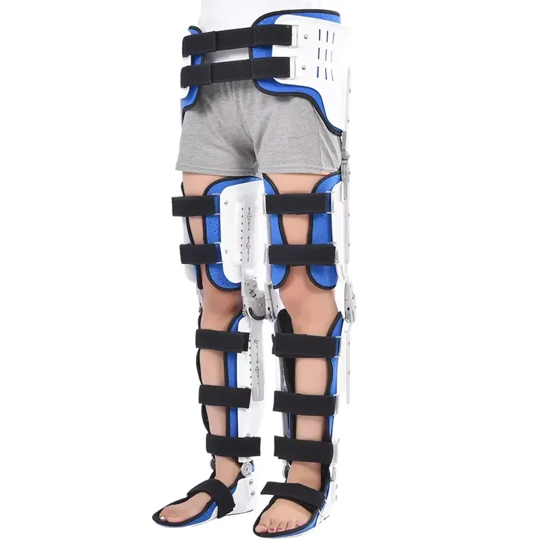 Breathable Sacrum Waist Knee Ankle Foot Joint Fixation Brace Orthosis for Fracture Support Limb Thigh Leg