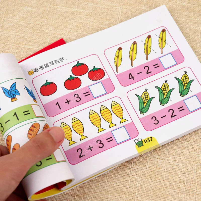 Preschool Math, Kids' Exercise Book, Introductory Arithmetic, Addition and Subtraction Oral Calculation Within 5, 10, and 20