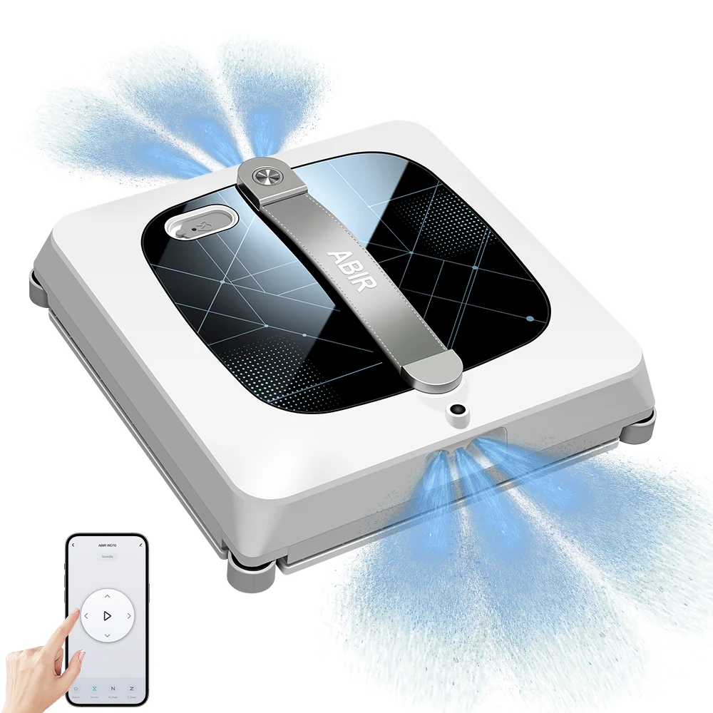 High Rise Building Window Cleaner Efficiency Electric External Window Glass Cleaning Cordless Robot Window Cleaner