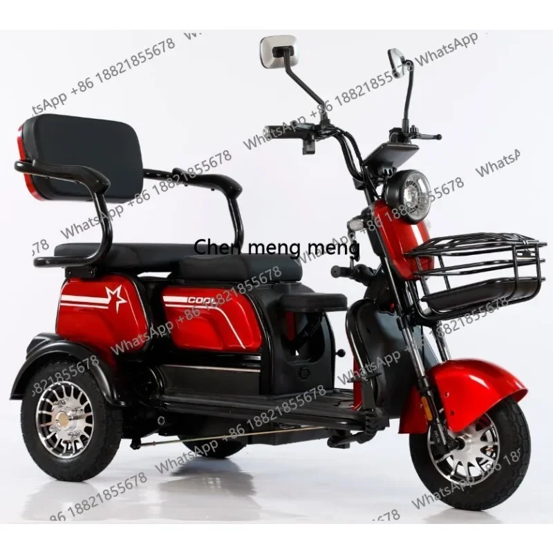 

Wholesale Cheap 48V 600W Electric 3 Wheeler Adult Electric Tricycles Electric Tricycle for Handicapped People