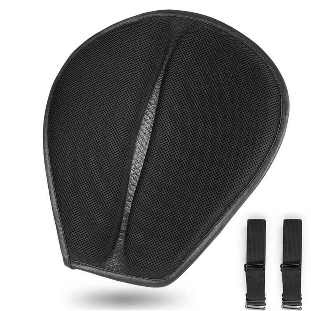 

Цельная подушка для сиденья мотоцикла, сетчатая подушка с чехлом для снятия давления, водонепроницаемая, вентилируемая, ударопрочная подушка для верховой езды