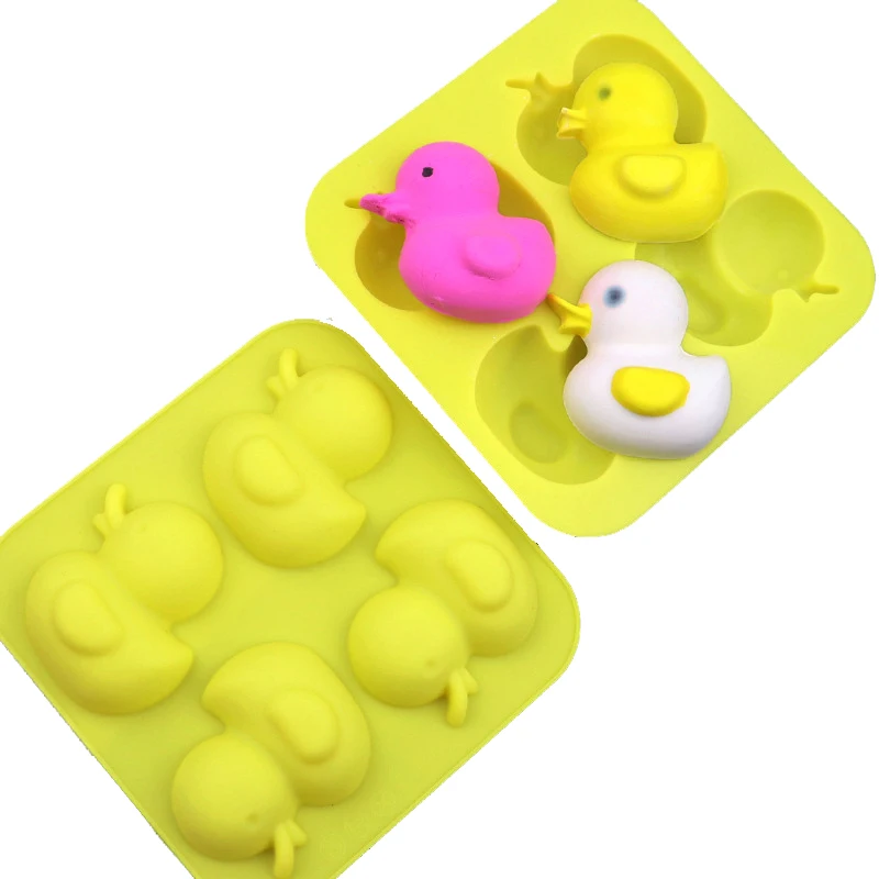 Forma silikonowa do mydła 3D Cartoon Animal Dessert Baking Mold Jelly Crayon Candle Mould Moule Savon Making Supplies Moldes