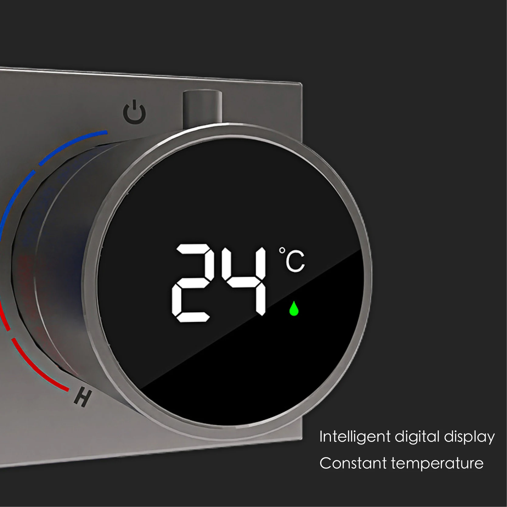 Imagem -06 - Torneira de Latão de Parede para Banheiro Torneira de Bacia Preta Alça Única Temperatura Constante Frio e Quente Controle Duplo Design de Luxo