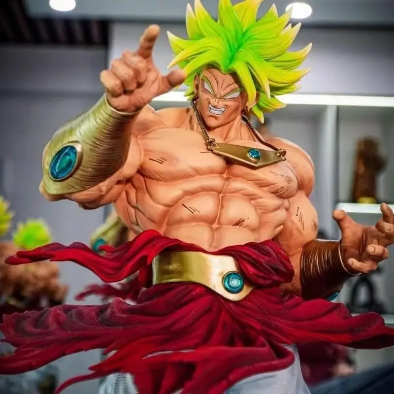

Ck&Jt Statue Dragon Ball Z Broly Figure Ssj3 Figures Anime Super Saiyan Pvc Movable 50Cm/19.69Inch Collection Model Toys Gifts