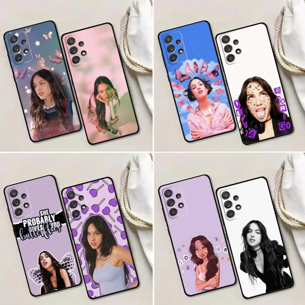 O-Olivia R-RodrigoS Phone Case For Samsung Galaxy A13,A21s,A22,A31,A32,A52,A53,A71,A80,A91 Soft Black Phone Cover