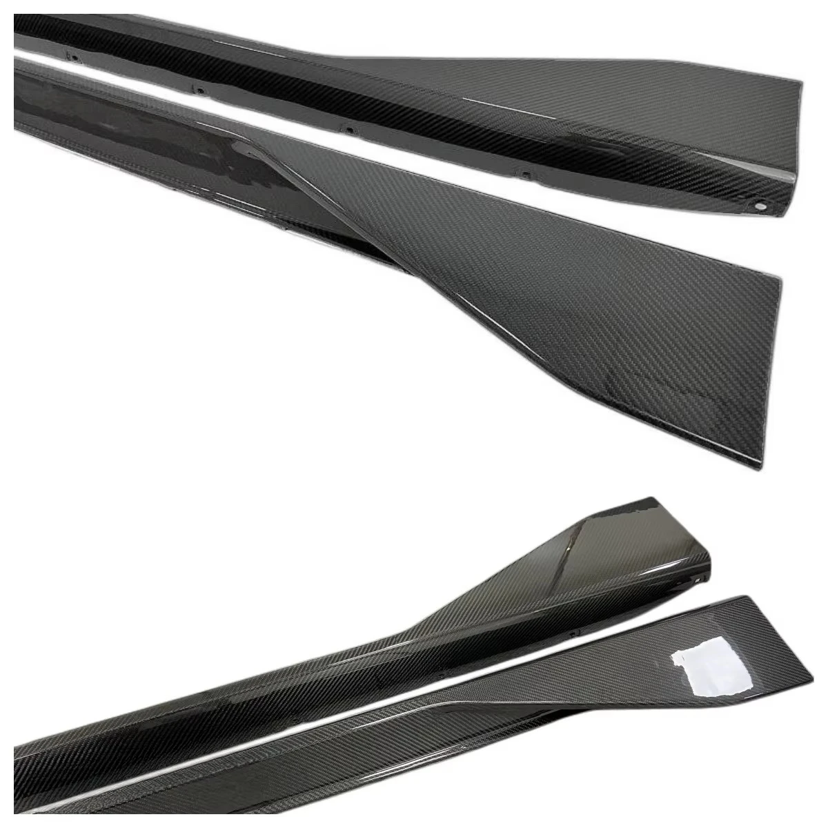 High Quality Carbon Fiber Car Side Skirts Extension for M3 G80 MP Style Competition 2021+ Side Skirts