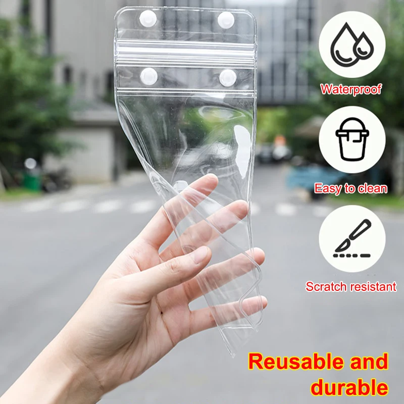 Picture 7: 5PCS Transparent Waterproof Phone Protectors Pouch Covers Rainproof Phone Case Touchable Screen For Cycling Motorcycle Bicycle