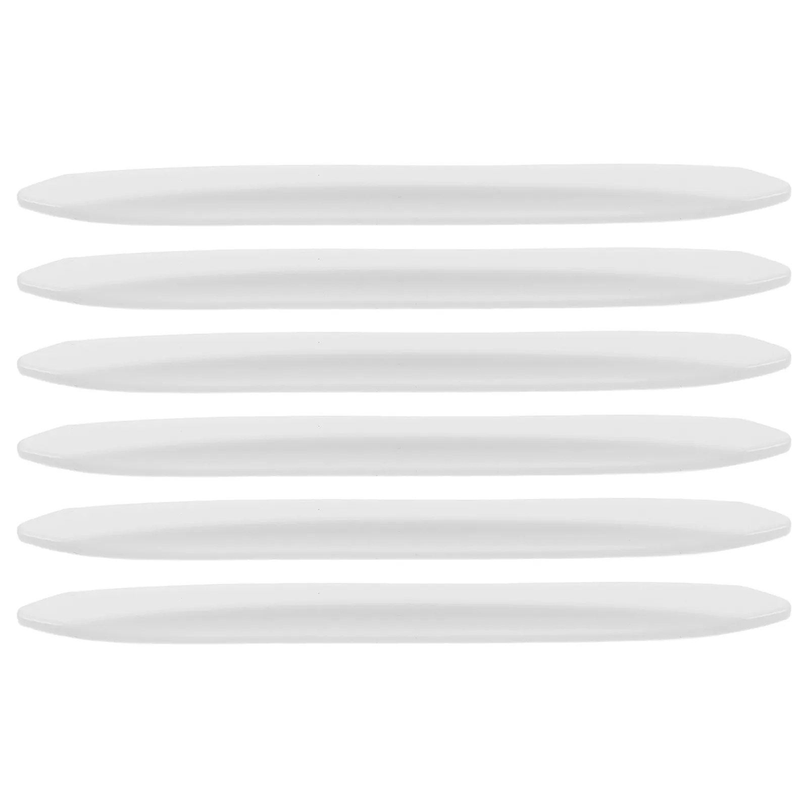 6Pcs Universal Car Door Protective Strips Invisible Anti- Guard for Vehicle Door Side Bumper Rearview Mirror