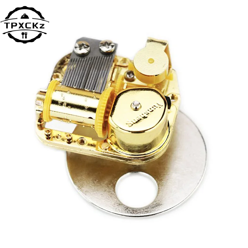 Music Box Music Box DIY Tools Accessories Round Chassis Key Rotating Handle Keys