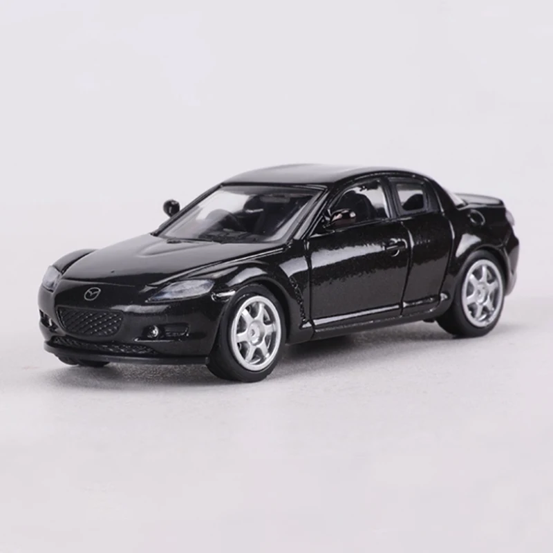ダイキャストオリジナル 1:64 スケール RX8 合金モデルシミュレーションクラシック装飾趣味お土産ギフトコレクション静的ディスプレイ