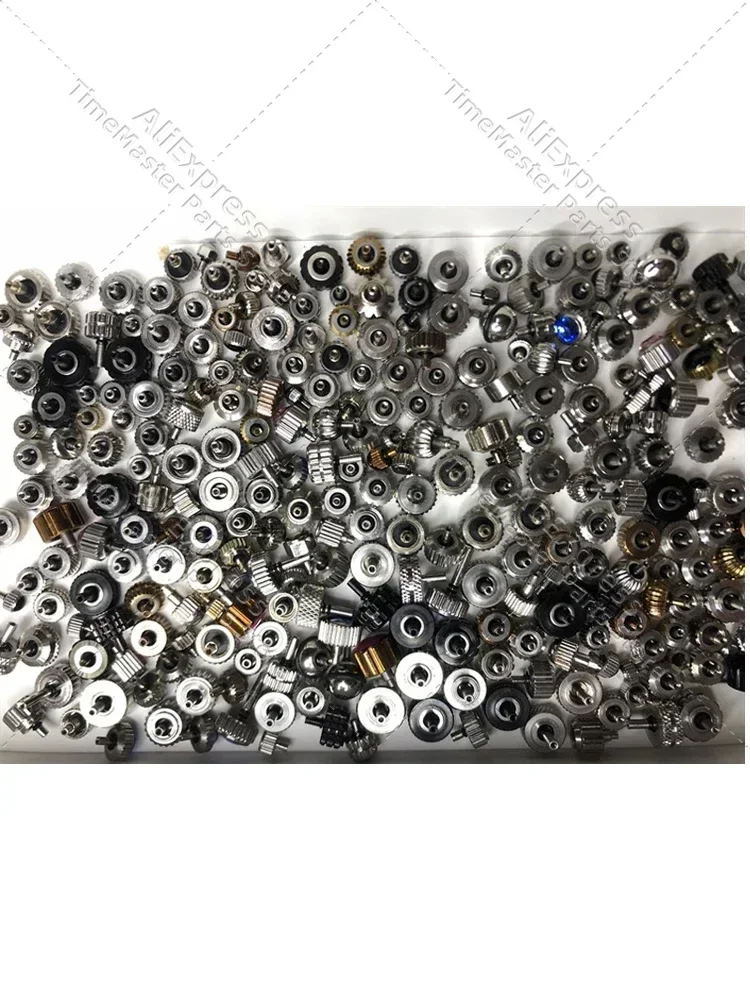100 Pieces Watch Parts Mixed All Steel Handles Various Sizes Length Size Watch Head Parts Watch Repair Watch Tool Parts