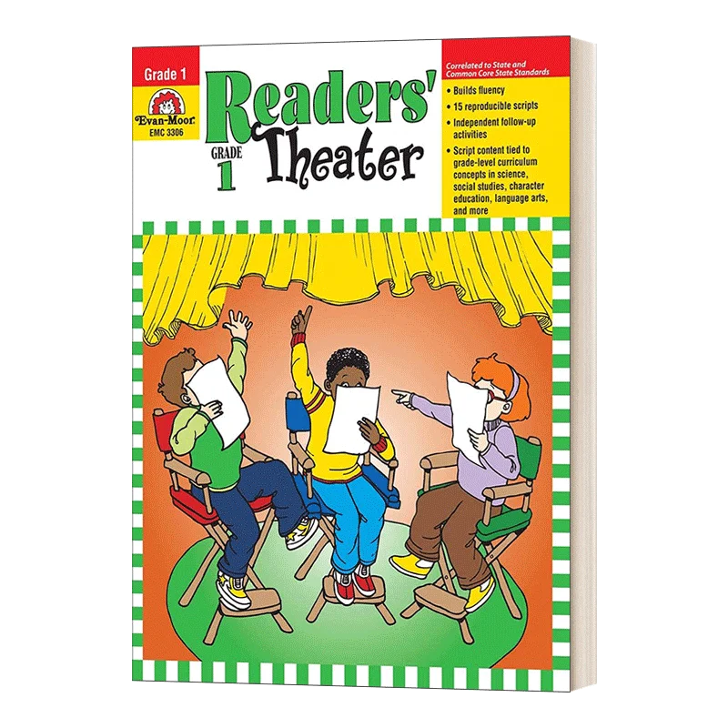 

Evan-Moor Readers' Theater, Grade 1 Workbook,aged 5 6 7 8, English book 9781557998903