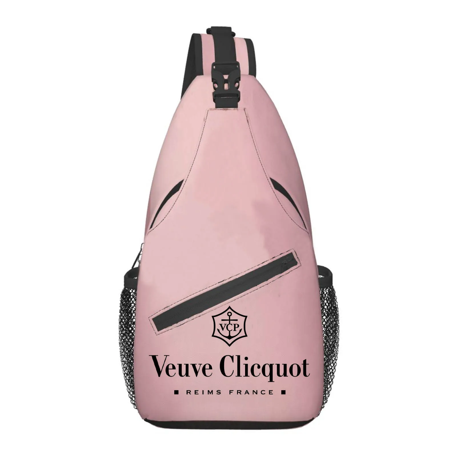 Veuve Clicquot Cross Body Chest Bag Couple Shoulder Bag Student Activist Backpack Fashion Chest Bag Chest Bag Color Shoulder Bag