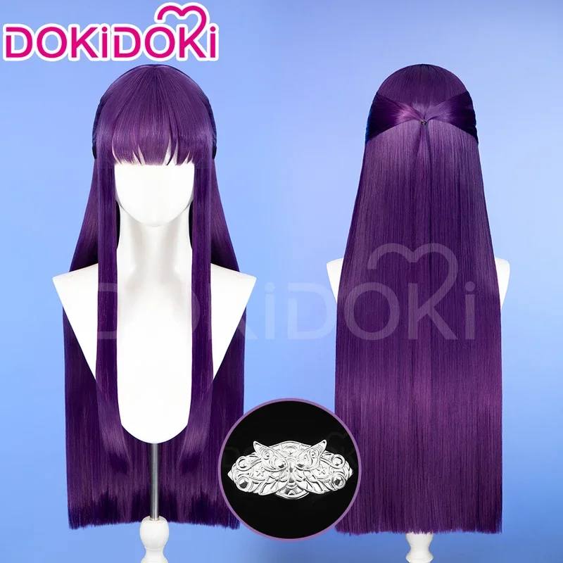 IN STOCK Fern Wig Anime Freeze: Beyond Journey's End Cosplay Wig DokiDoki Women Cosplay Purple Hair Heat Resistant Halloween