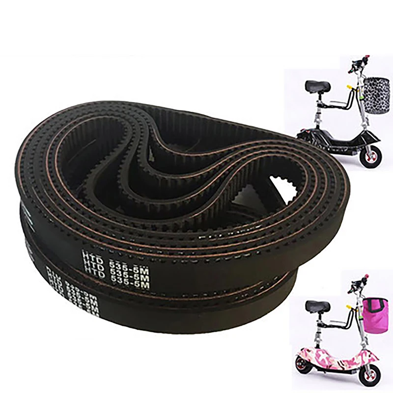 38.4cm 39cm 42cm 53.5cm LengthRubber Toothed Drive Belt HTD 384-3M-12 Escooter Electric Scooter Accessories