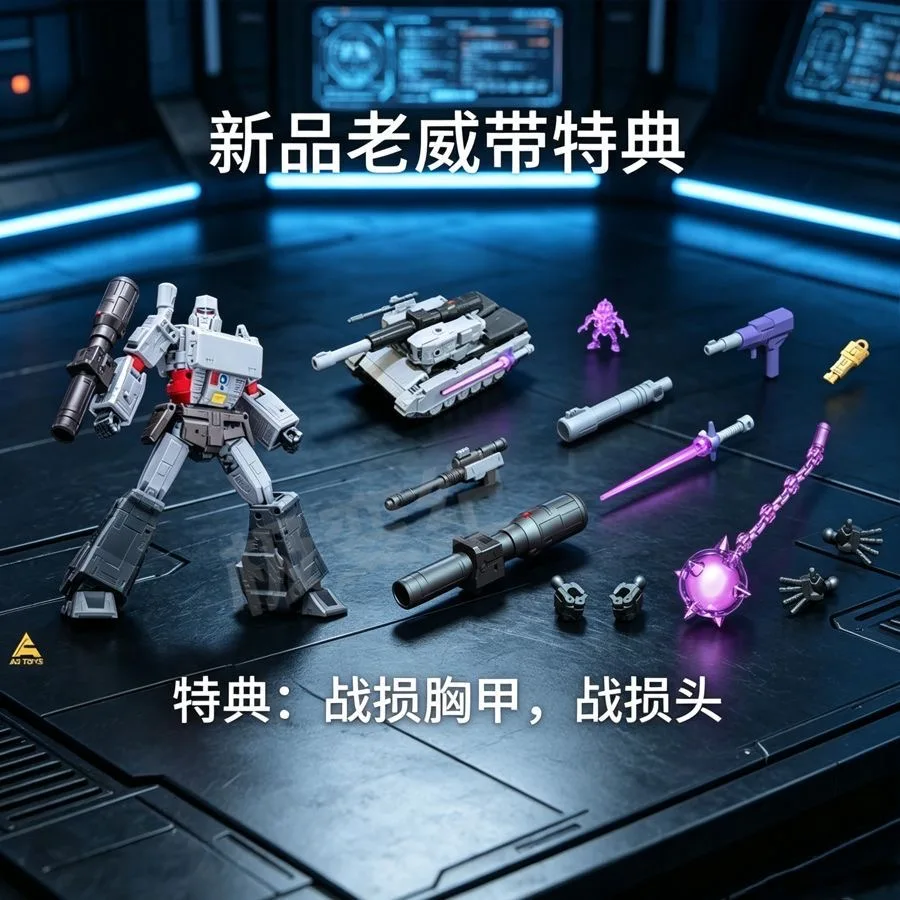 NEW ASTOYS AS10 Megatron Transformation  AS-10 KO SS86 Tank Mode anime Action Figure robot Movable model Doll Gift