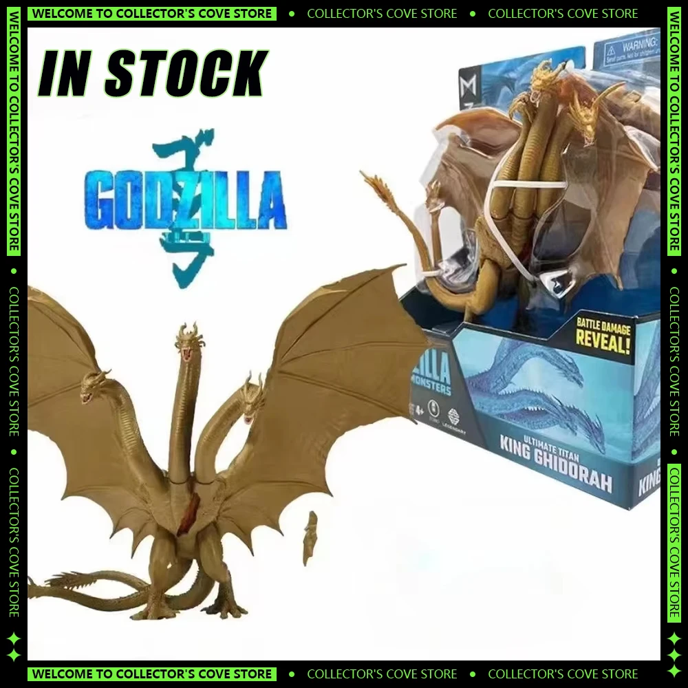 Playmates Godzila X Kong Action Figure The New Empire Anime Figures Godzilla King Ghidorah Mothra Tiamat Figurine Model Doll Toy