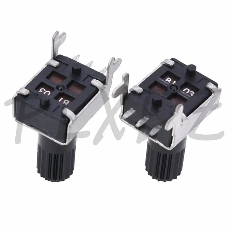 10PCS RV09 Horizontal 12.5mm Shaft 0932 Adjustable Resistor 1K 2K 5K 10K 20K 50K 100K ohm 0932 3Pin Seal Rotary Potentiometer