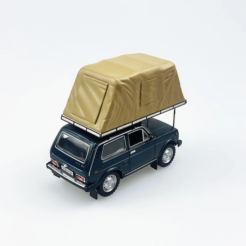 Diecast 1/43 Scale Lada Niva Camper Alloy Car Model Collection Souvenir Display Ornaments Vehicle Toy