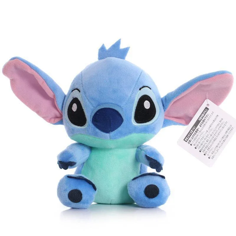 Nouveau dessin animé Disney bleu rose point poupées en peluche Anime jouets Lilo et point 20CM Stich peluche jouets en peluche cadeau de noël pour les enfants