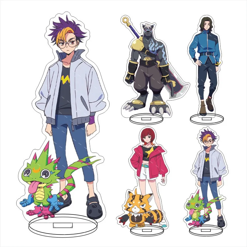 Anime BEATBREAK Acrylic Stand Tomoro Tenma Gekkomon Sakuya Reina Pristimon Kuonji Makoto Chiropmon Sawashiro Kyo Murasamemon