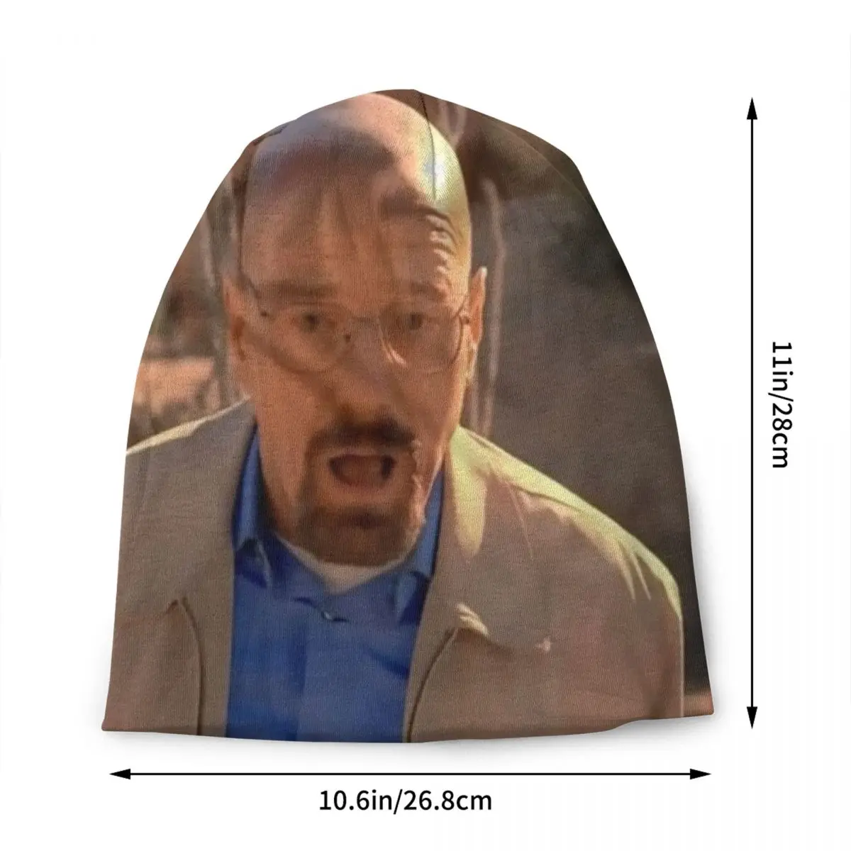 Breaking Bad Walter White Meme Skullies Beanies Caps Winter Warm Knitted Hat Women Men Fashion Adult Bonnet Hats Outdoor Ski Cap