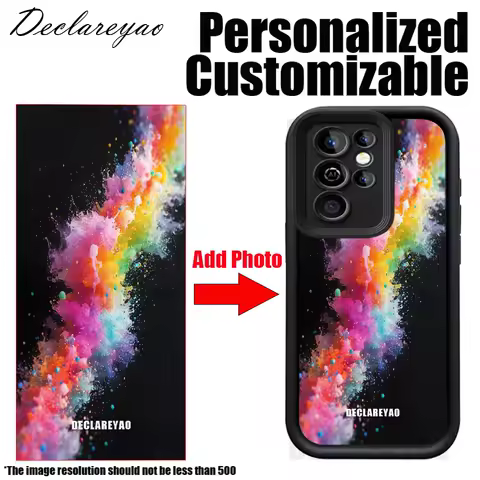 Photo DIY Picture Customize Silicone Soft Coque For Samsung Galaxy A06 A56 A36 S20 S21 FE S22 S23 S24 Plus S25 Ultra Case Cover