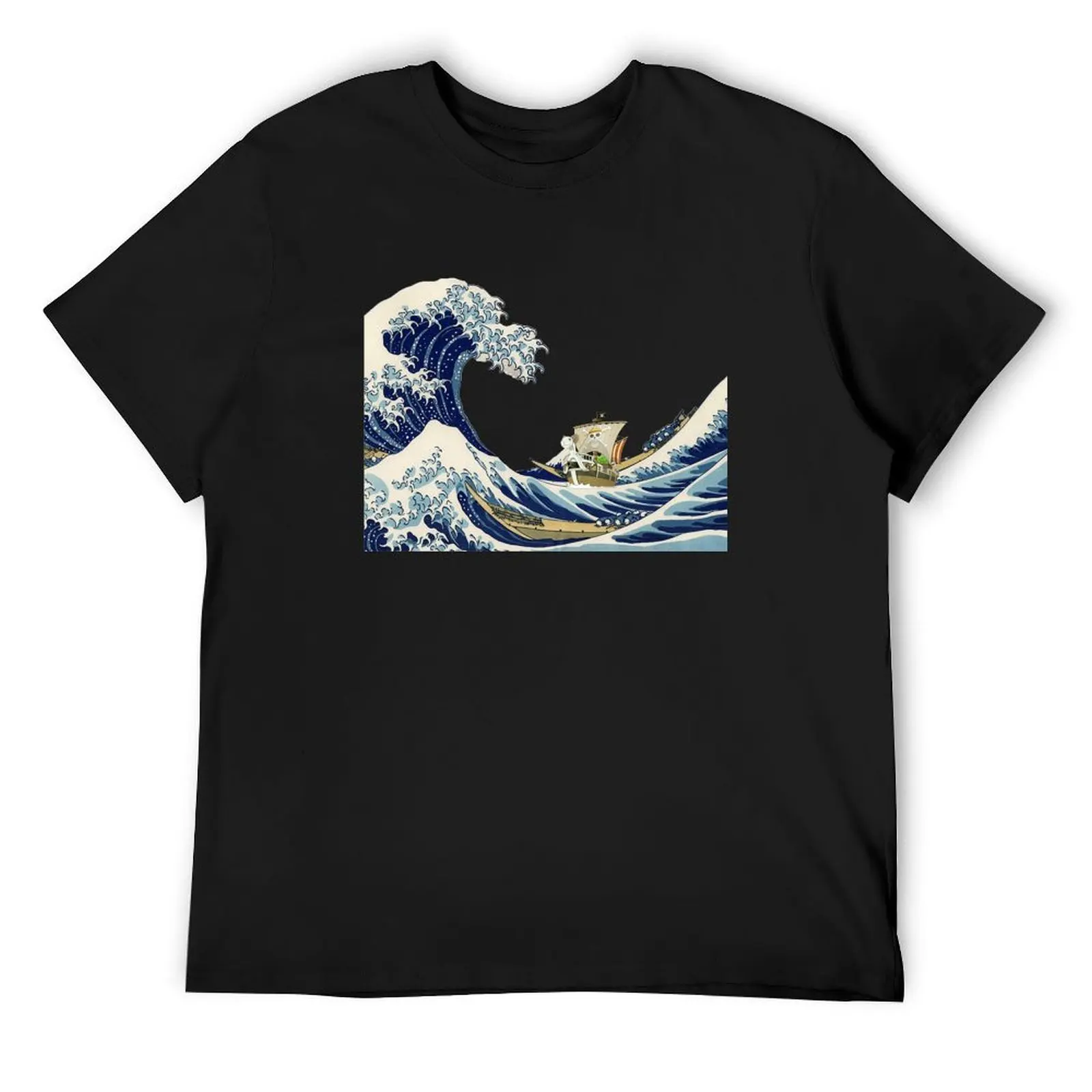 Going Merry Wave T-Shirt cheap stuff anime stuff rapper graphic tees quick drying mens t shirts pack