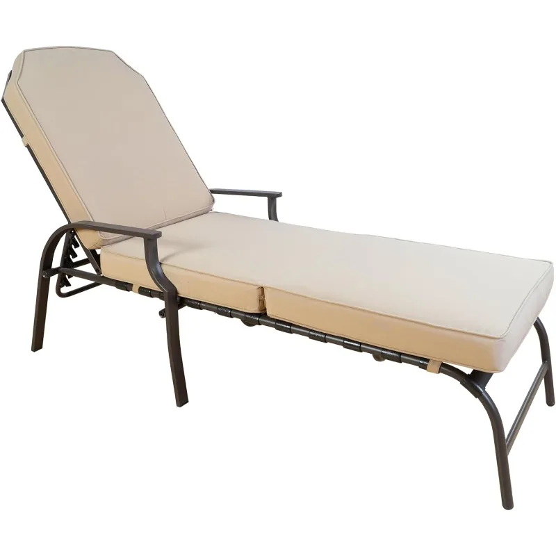 

Maya Chaise Lounge - Outdoor Patio Recliner Chair, Comfortable Patio Lounge Chair, Elegant Chaise Lounge Chair for Relaxation