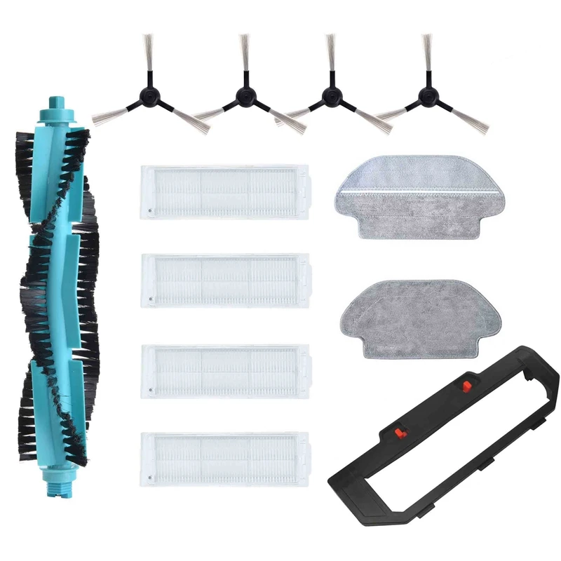 Сменные тряпки HEPA-фильтр, роликовая щетка для Viomi V2 PRO V3 SE V-RVCLM26B V-RVCLM21B, аксессуары для роботов-пылесосов