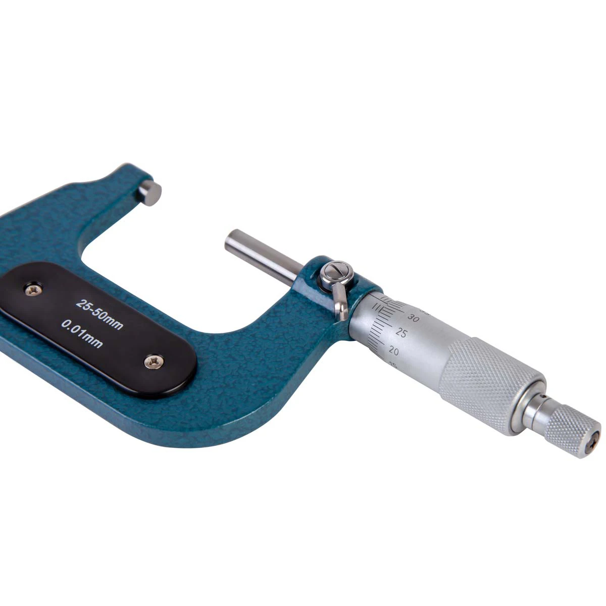 Outside Micrometer 25-50mm Industrial Grade Chrome Plated Anti-Rust Measuring Tool
