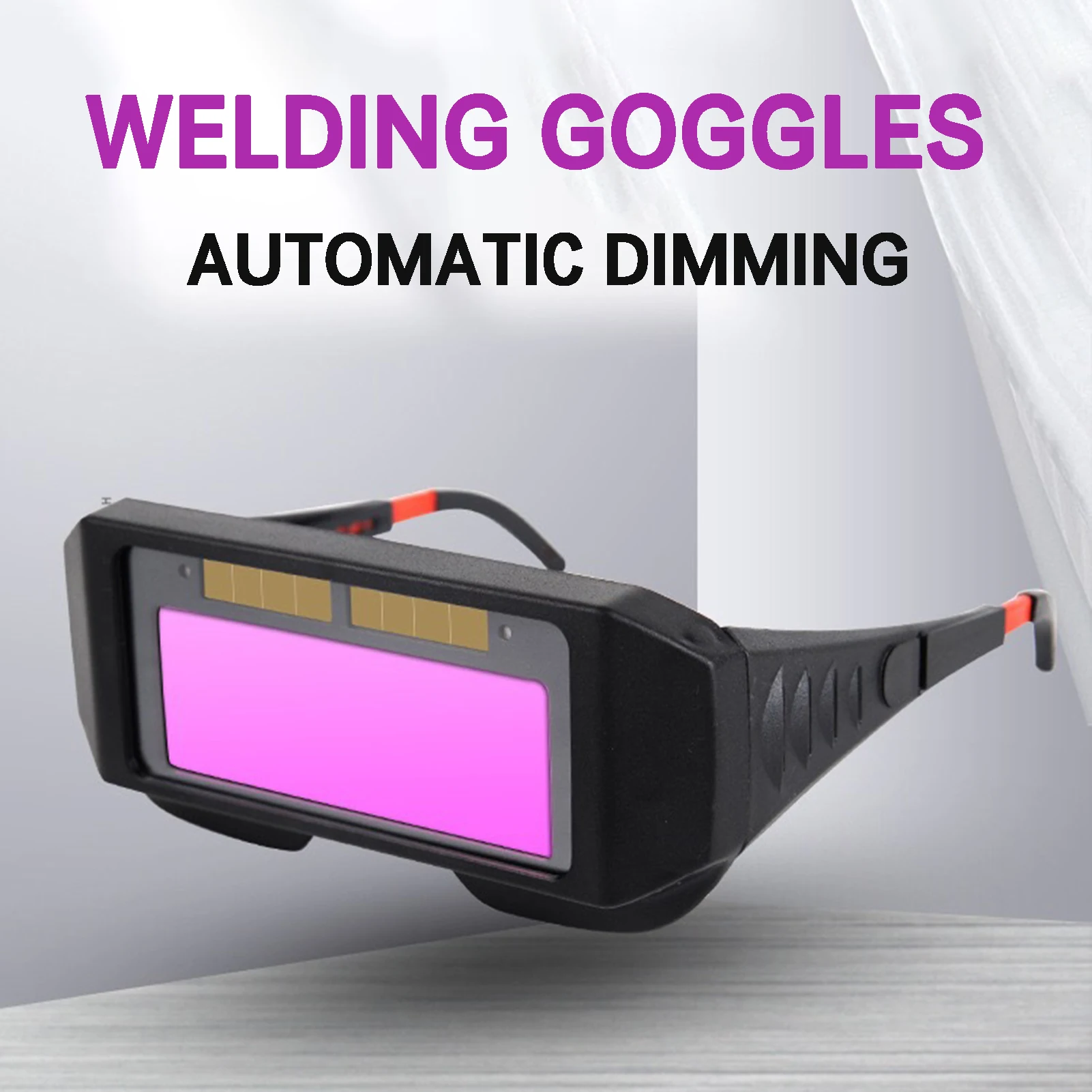 

Solar Electric Welding Goggles Automatic Dimming Electric Welding Glasses for Gas Welding Brazing Cutting