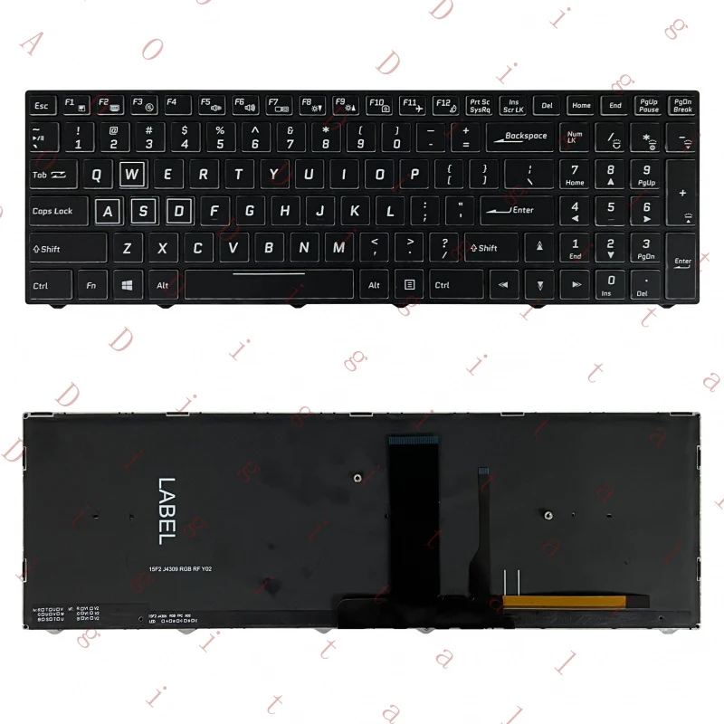 

A is suitable for Mechanic T58 DT3 Shenzhou T96C T96E T97C T65E ZX6 ZX7 CP5S1 ZX7-CT5DA laptop keyboard