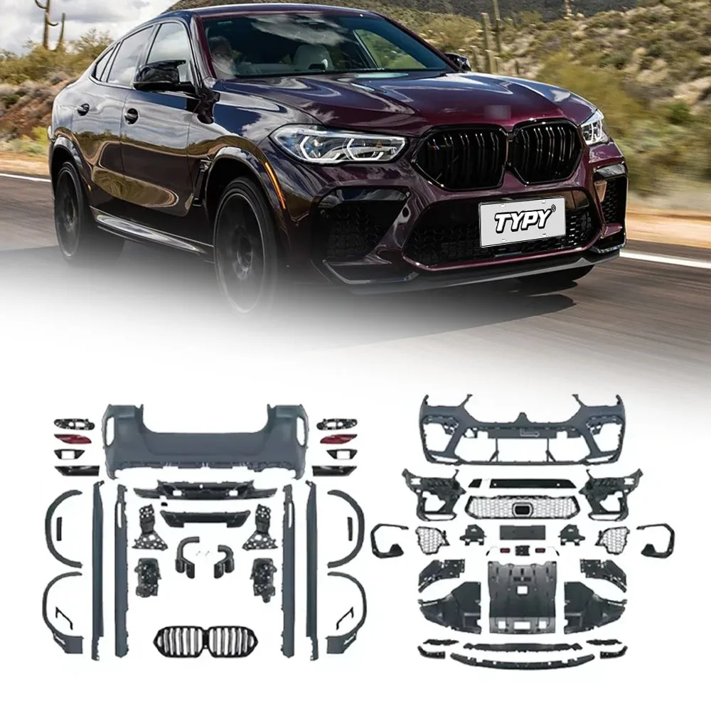 Body kits For BMW X6 G06 Modified X6M Styles Body Kits Front and Rear Bumpers 1:1 Design Car Accessories