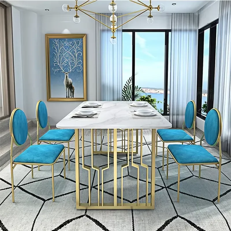 #Morden Apartment Size Furniture Miniature Rectangle Dining Room Dining Tables Sets