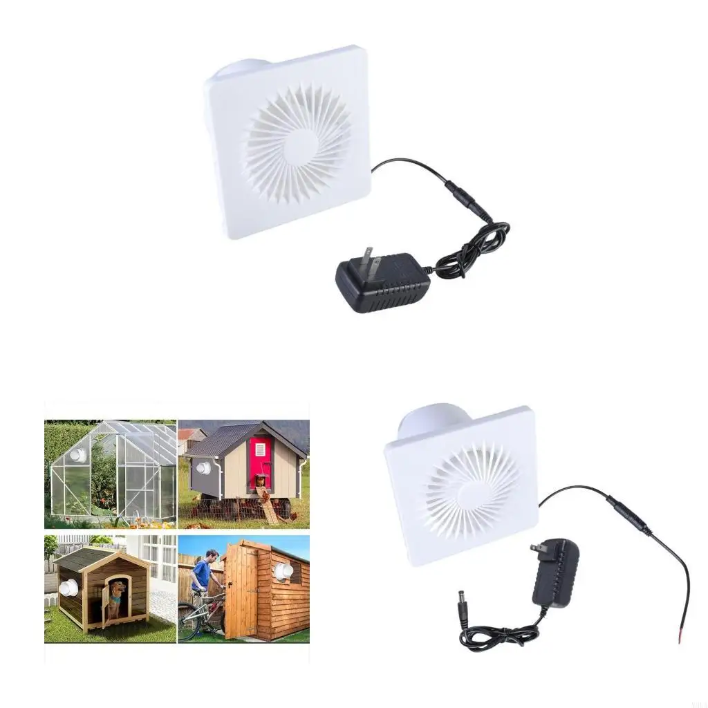 

Y9UA 12V вентилятор экстрактора Низкий шум встроенный вентилятор Duct Hydroponic Air Bower вентилятор для домашней ванной