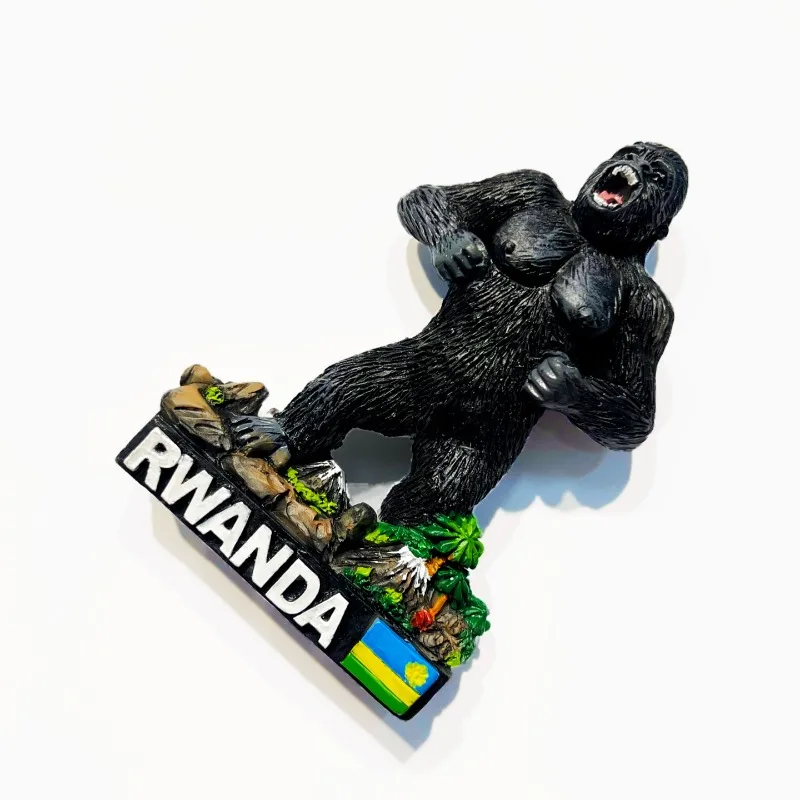 جمهورية رواندا مغناطيس الثلاجة البركان الحديقة الوطنية السفر الهدايا التذكارية كيغالي الثلاجة ملصقات ديكور المنزل هدايا الزفاف