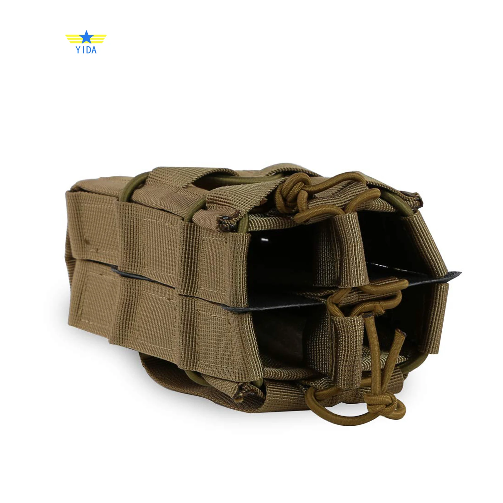 タクティカルモール シングル/ダブル オープントップ マガジンポーチ M4 M14 M16 AR15 G36 マガジン用