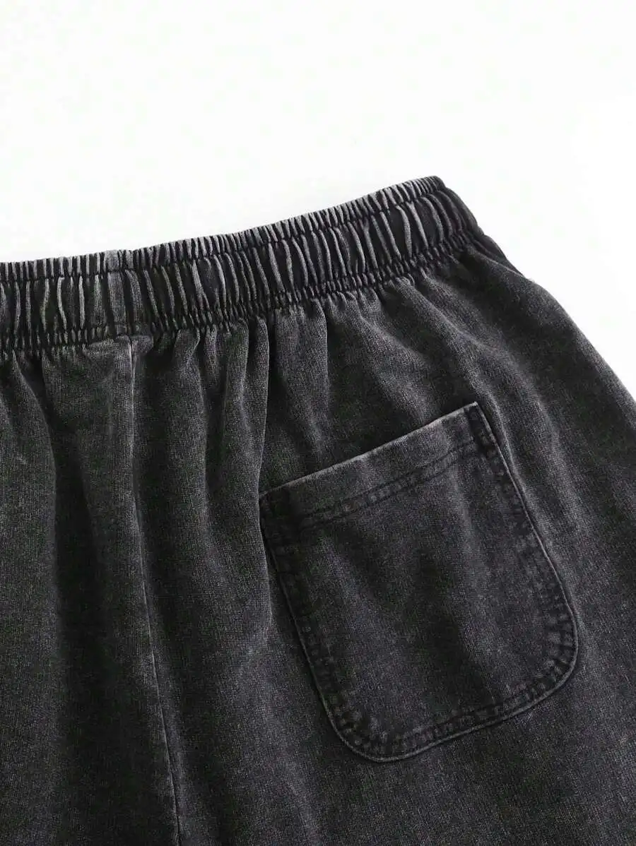 

Mens Soft Velour Shorts With Graphic Design For Relaxed Daily Wear, Perfect For Gift Occasions
