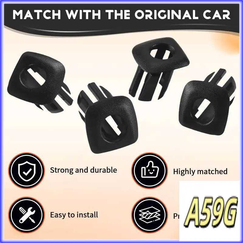 

G9-Door Pin Guide Trim Panel Locking Knob Button Cover Black Car For Door And Window For -BMW 5 Series F10 F18 4PCS