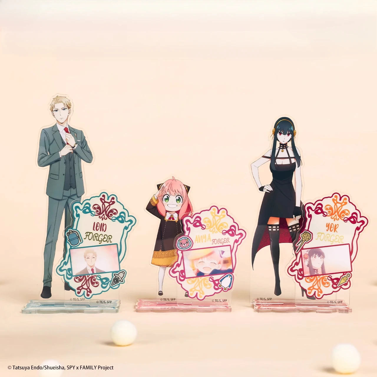 

SPY×FAMILY Anime Figure Anya Forger Yor Forger Acrylic Stand Model Plate Desk Decor Standing Sign Fans Gifts