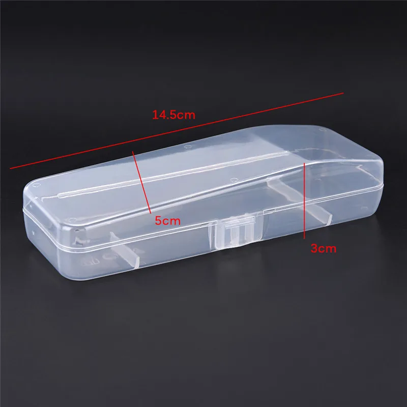 Wholesale Plastic Clear Razor Storage Case Travel Portable Holder Box Man Shaving