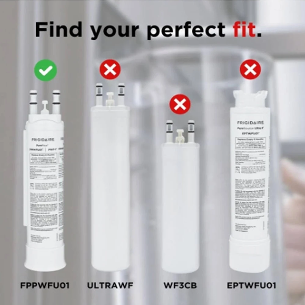 El reemplazo del filtro Frigidaire PWF-1 FPPWFU01 Certificado internacional A prueba de fugas mejora el sabor del agua