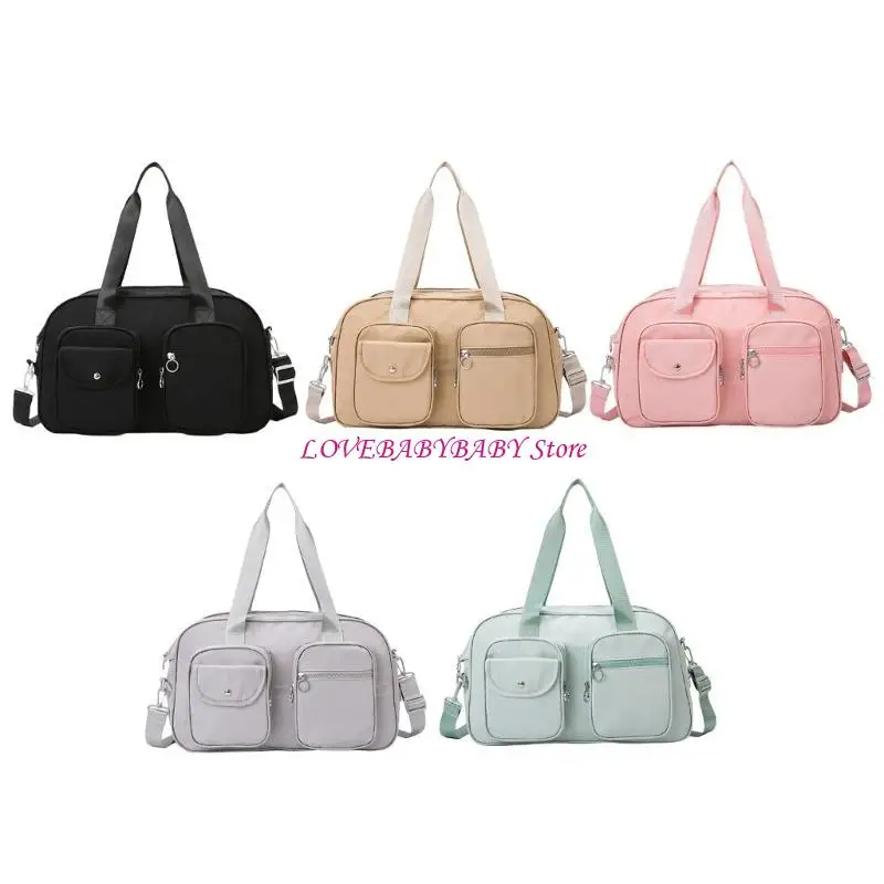 High Capacity Mother Handbag Stylish Mom Bag Fashionable Mom Bag Baby Essential Storage for Comfort & Functionality 4XBC