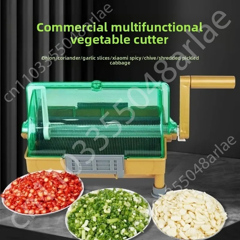 High-efficiency hand-cranked multi-functional vegetable cutter Commercial cutter Commercial cutter