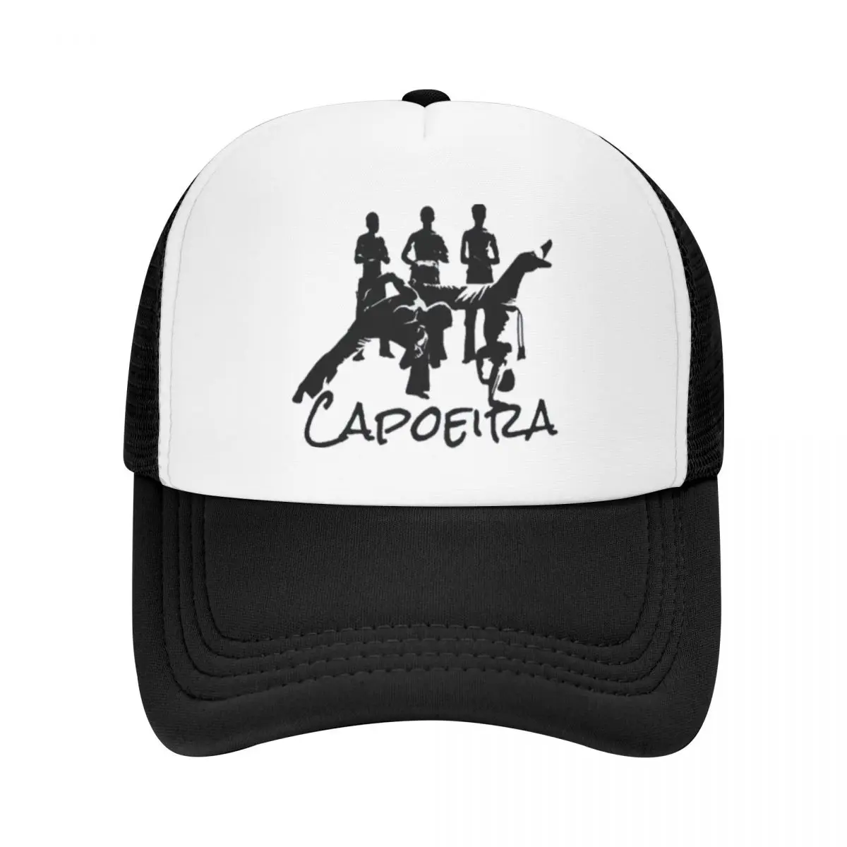 Funny Brazilian Capoeira Martial Arts Pool Party Mesh Baseball Caps Men Camping Male Beach Bucket Hat Peaked Cap