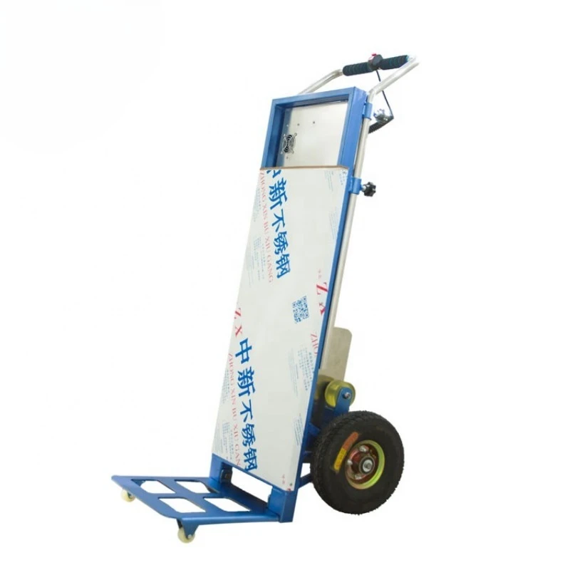 China Electric Stainless Steel Foldable Stair Climbing Cart