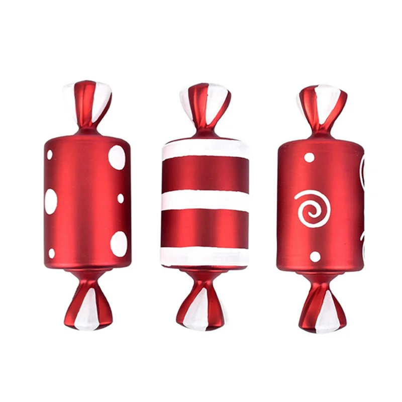 

3Pcs Christmas Decorate Big Candy Cane DIY Christmas Trees Pendant Home Christmas Party Favor New Year Gift